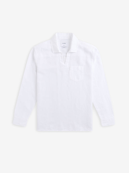 Ashfield Cotton Linen SH01020-WHT
