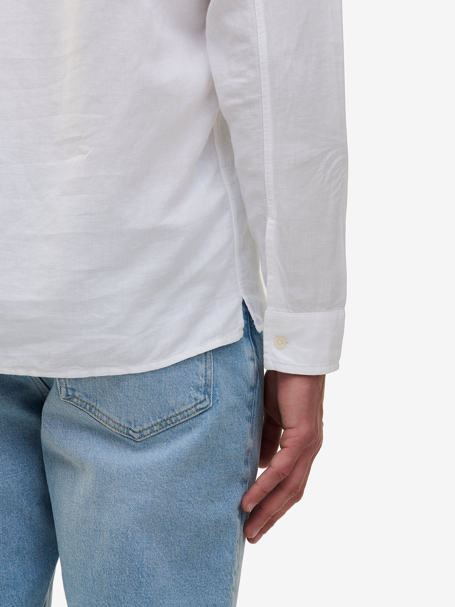 Ashfield Cotton Linen SH01020-WHT