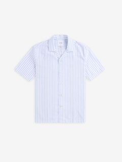 Cliff Stripe Cotton Linen SH01022-BLU