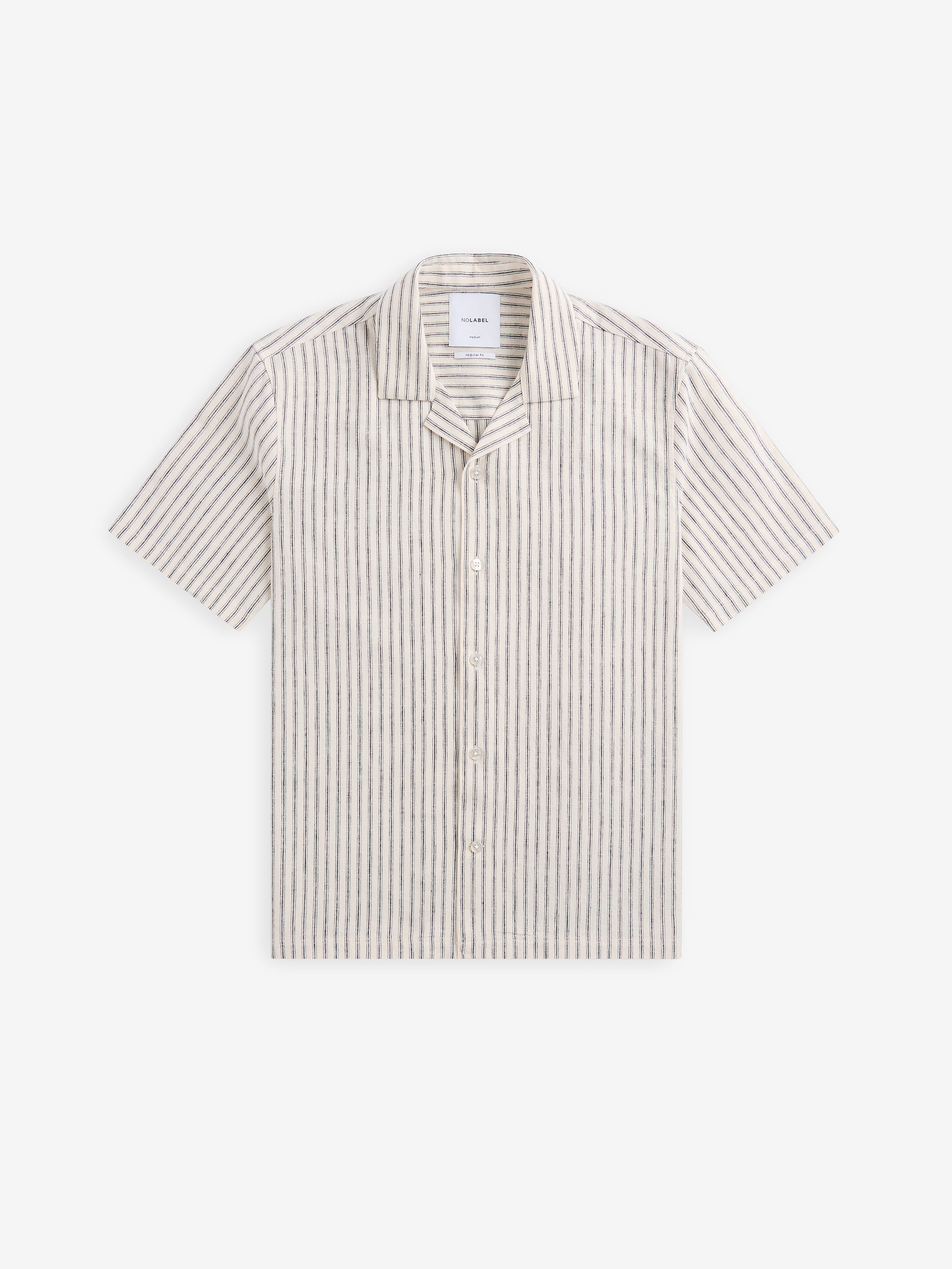 Cliff Stripe Linen Cotton SH01024-GRY