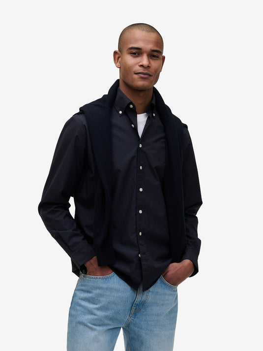 Maytown Cotton Poplin SH01026-NVY