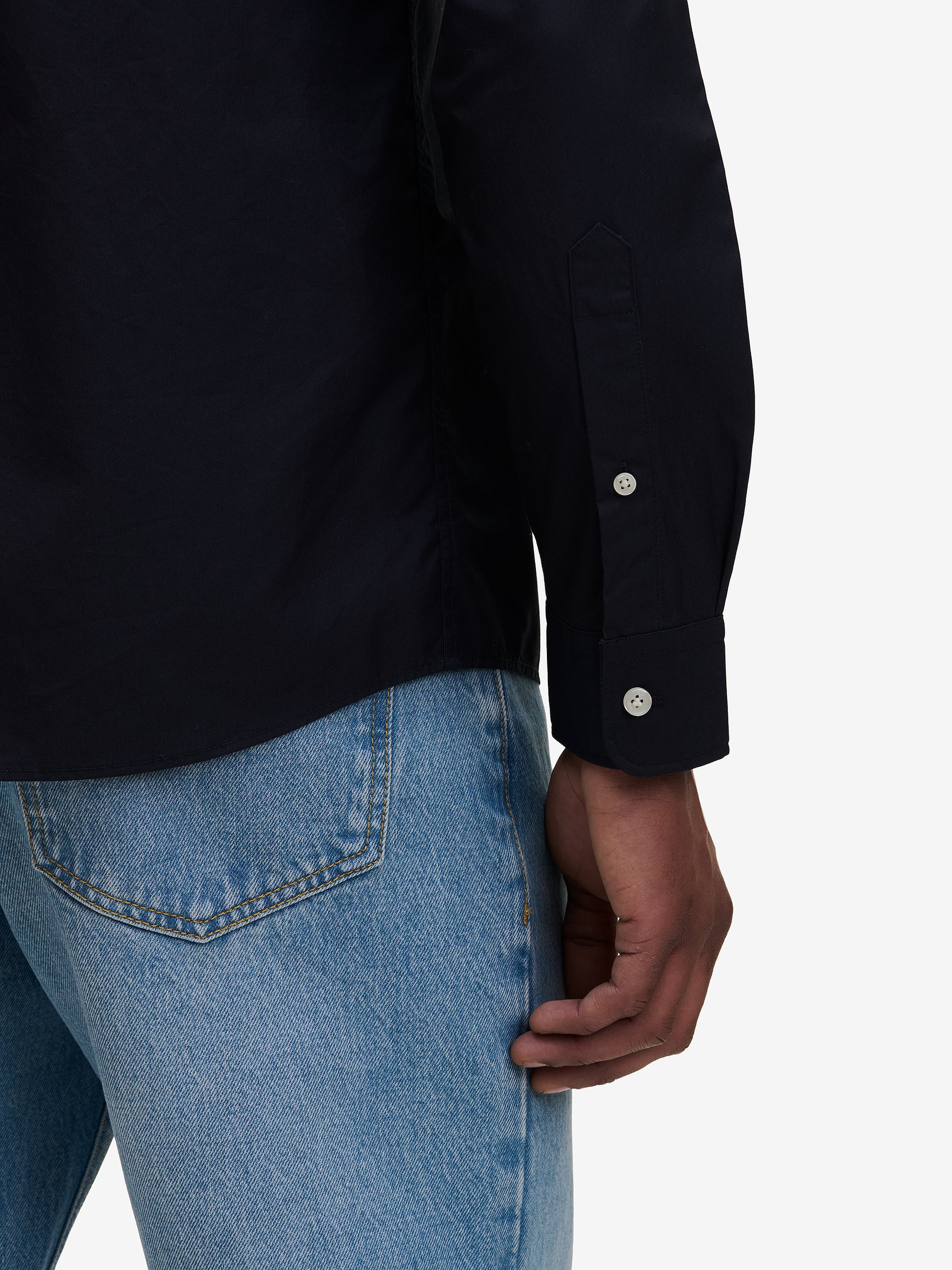 Maytown Cotton Poplin SH01026-NVY