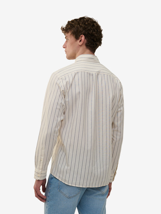 Maytown Cotton Linen Stripe SH01027-FBL