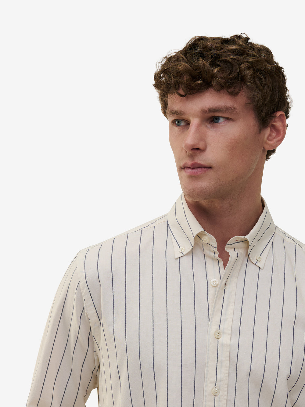 Maytown Cotton Linen Stripe SH01027-FBL