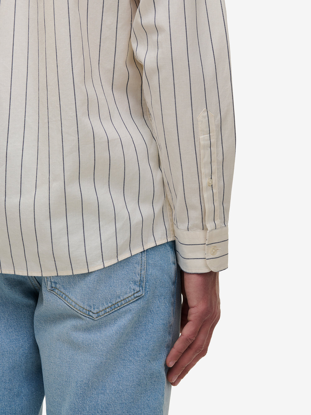 Maytown Cotton Linen Stripe SH01027-FBL