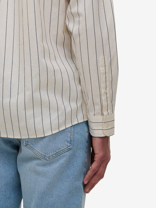 Maytown Cotton Linen Stripe SH01027-FBL