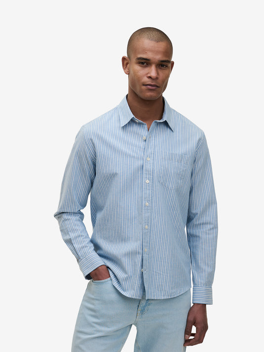 Brookvale Cotton Linen Stripe SH01030-BLU