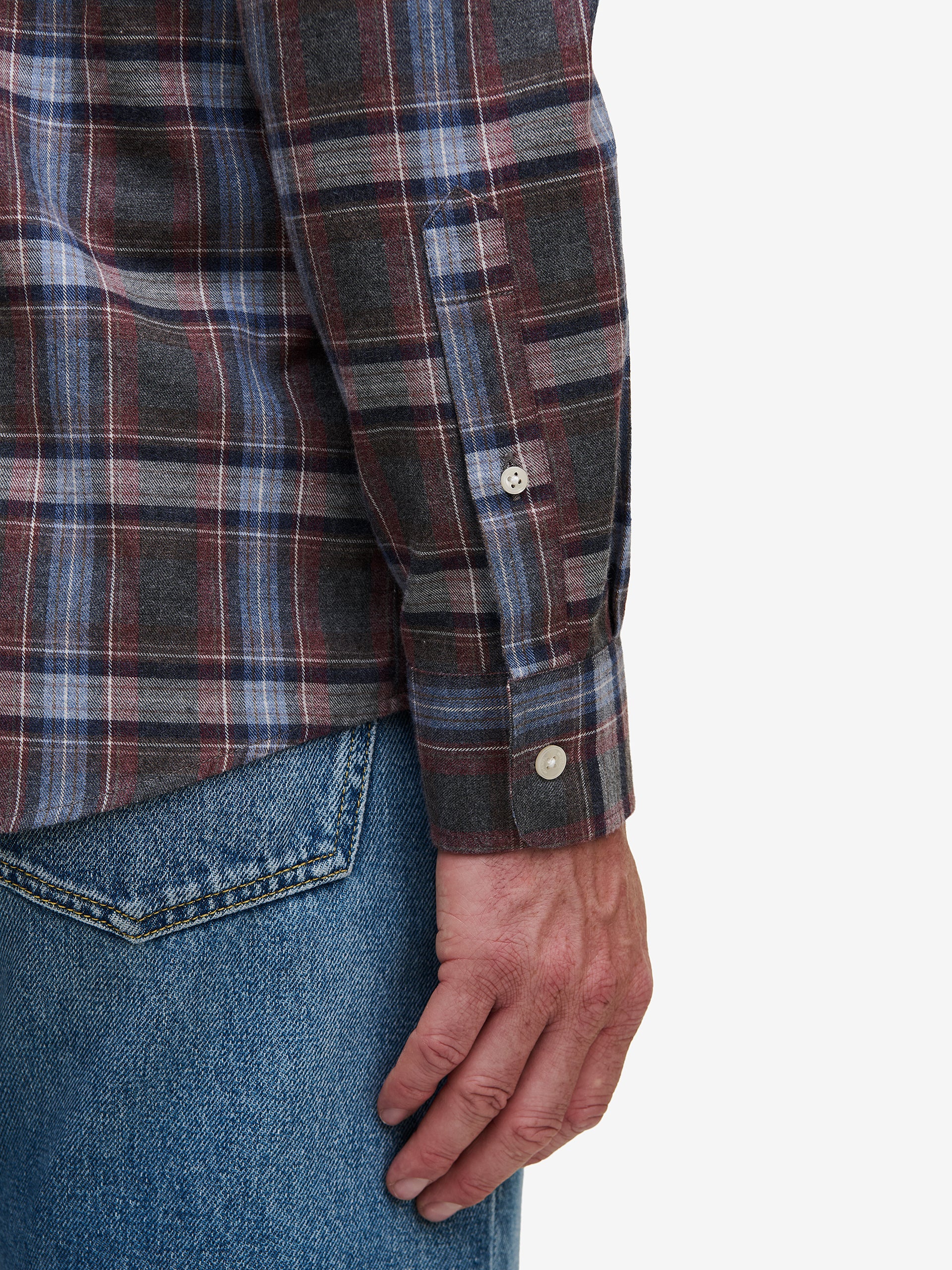 Brookvale NP Cotton Check SH01035-GRY