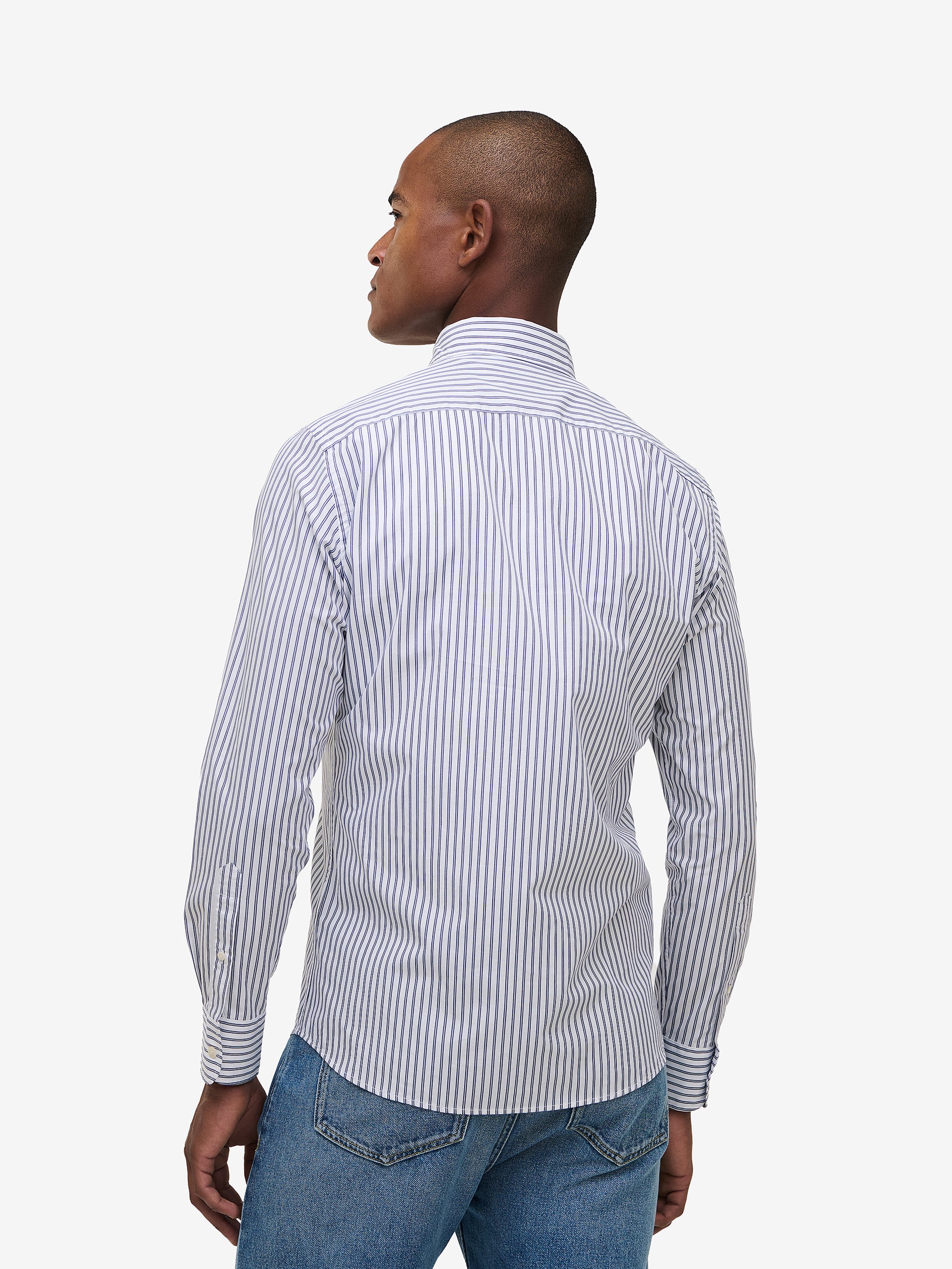 Specialist Stripe Cotton SH01037-BLU