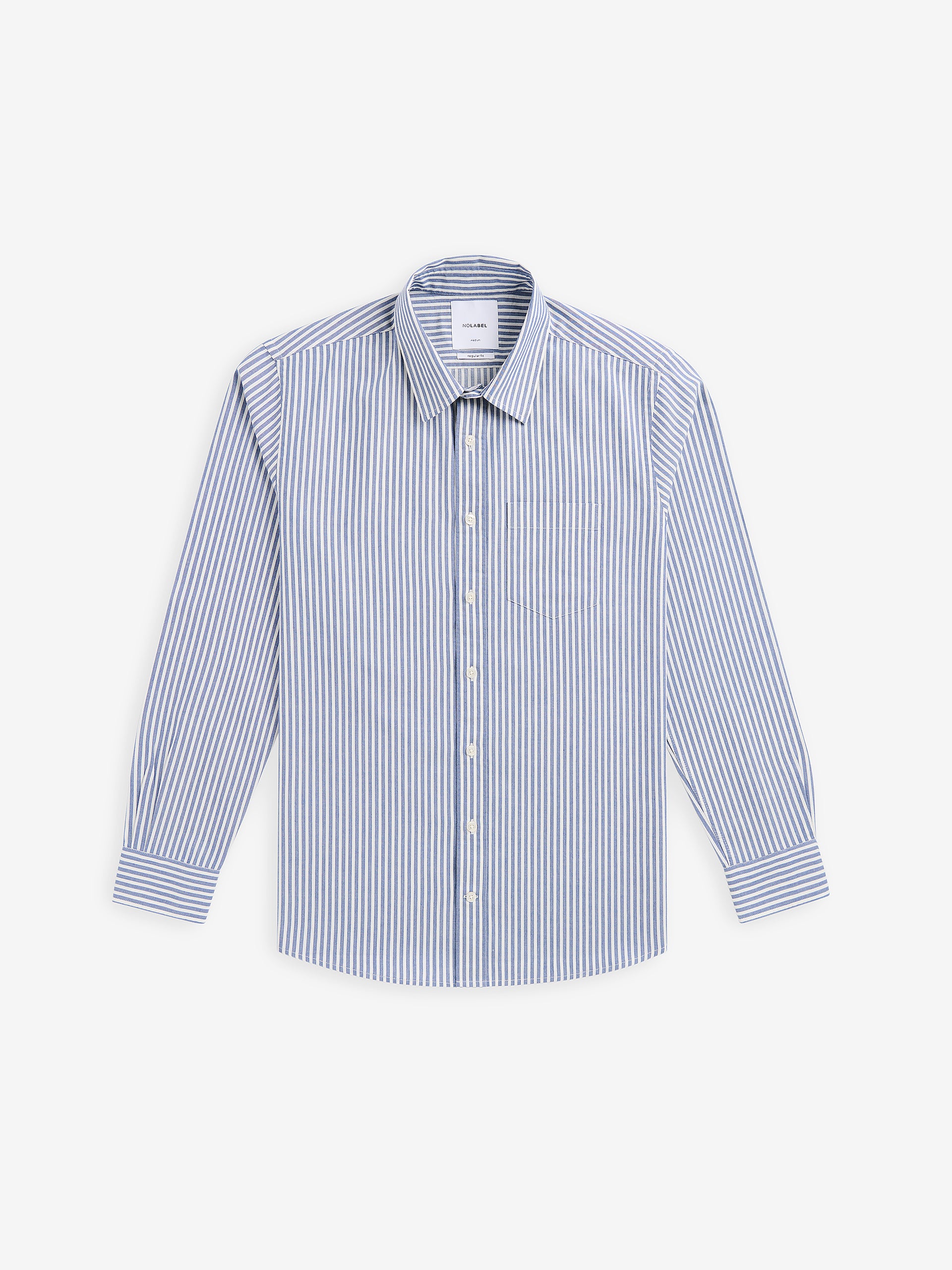 Brookvale Small Stripe Cotton SH01038-BLU