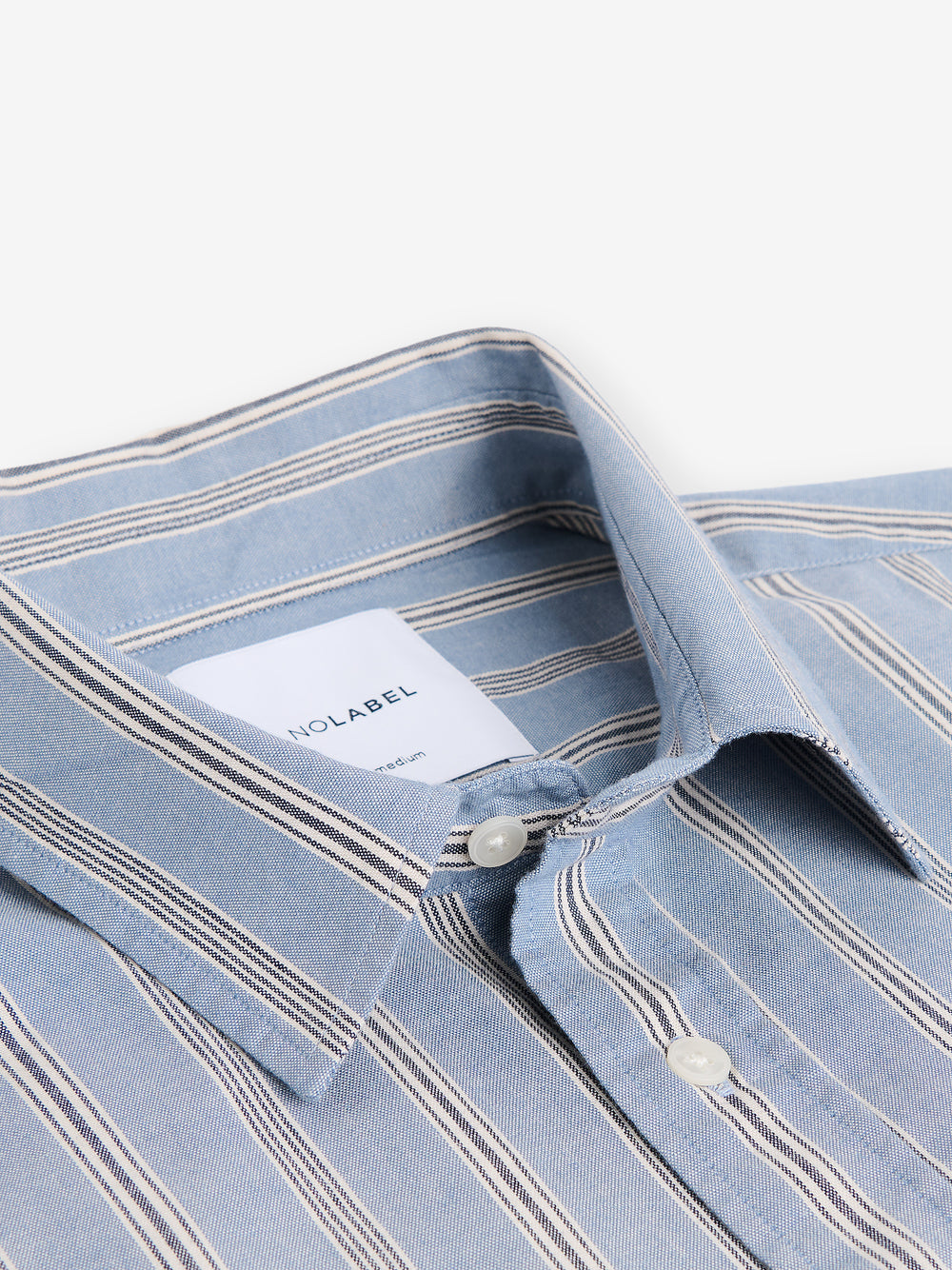 Brookvale Cotton Stripe SH01039-BLU