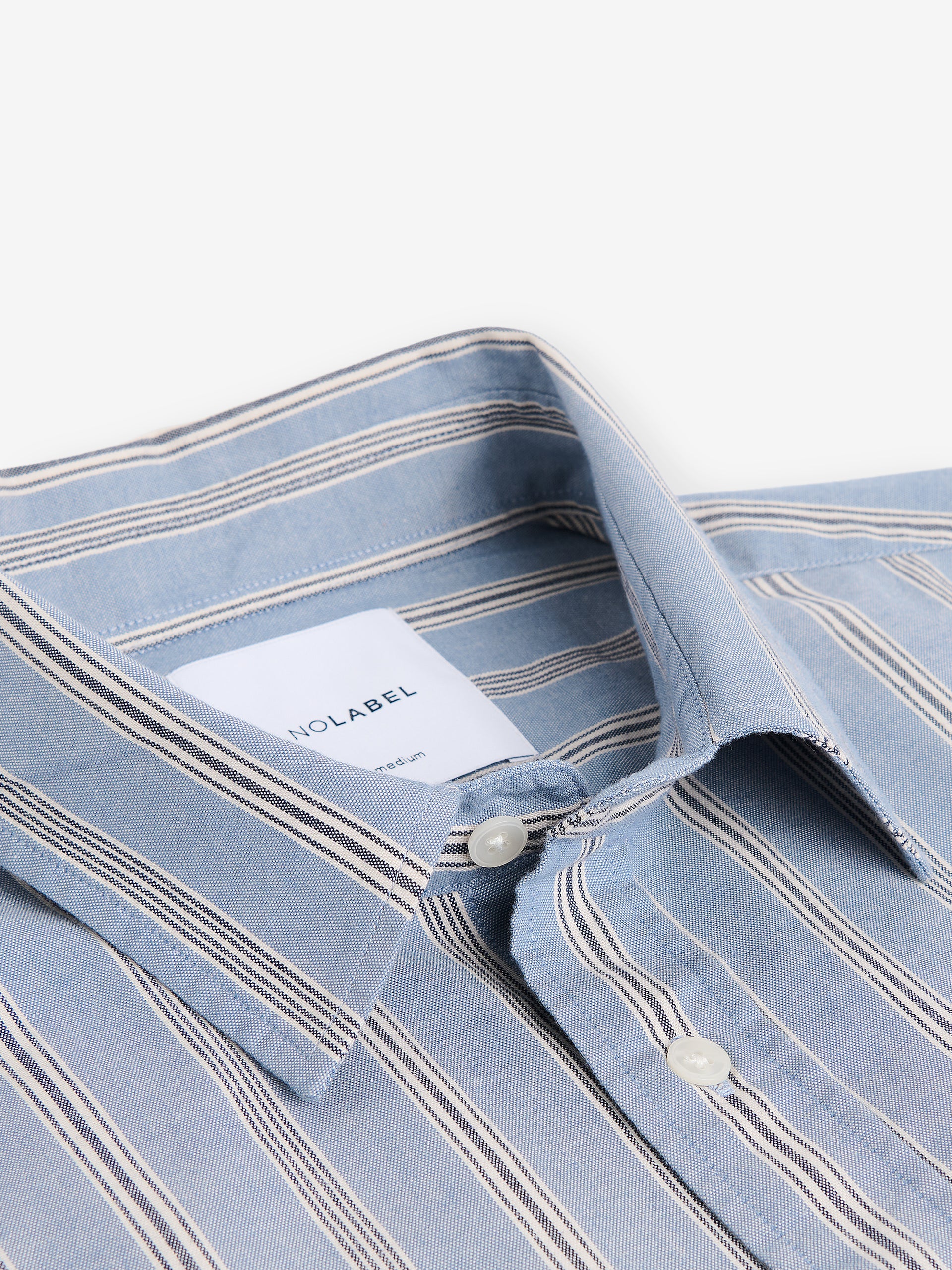Brookvale Cotton Stripe SH01039-BLU
