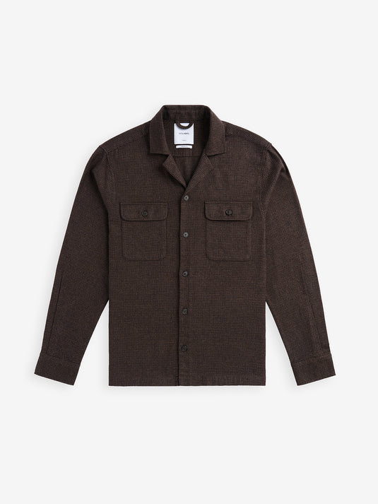 Jason Houndstooth Cotton SH01043-BRW