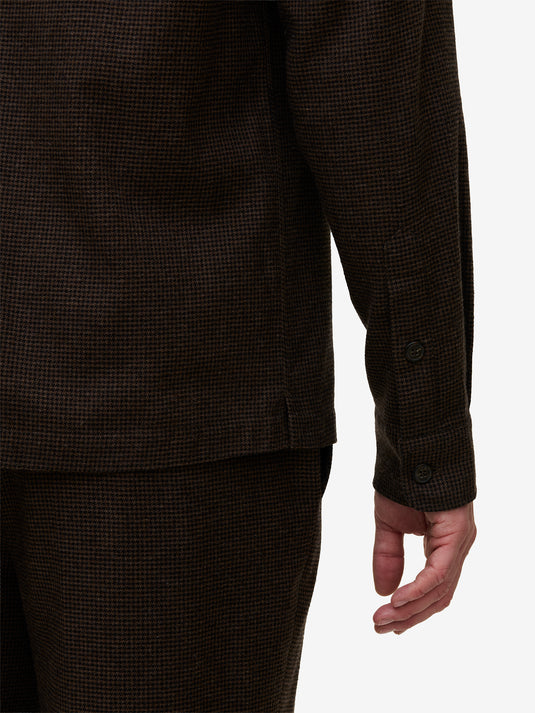Jason Houndstooth Cotton SH01043-BRW