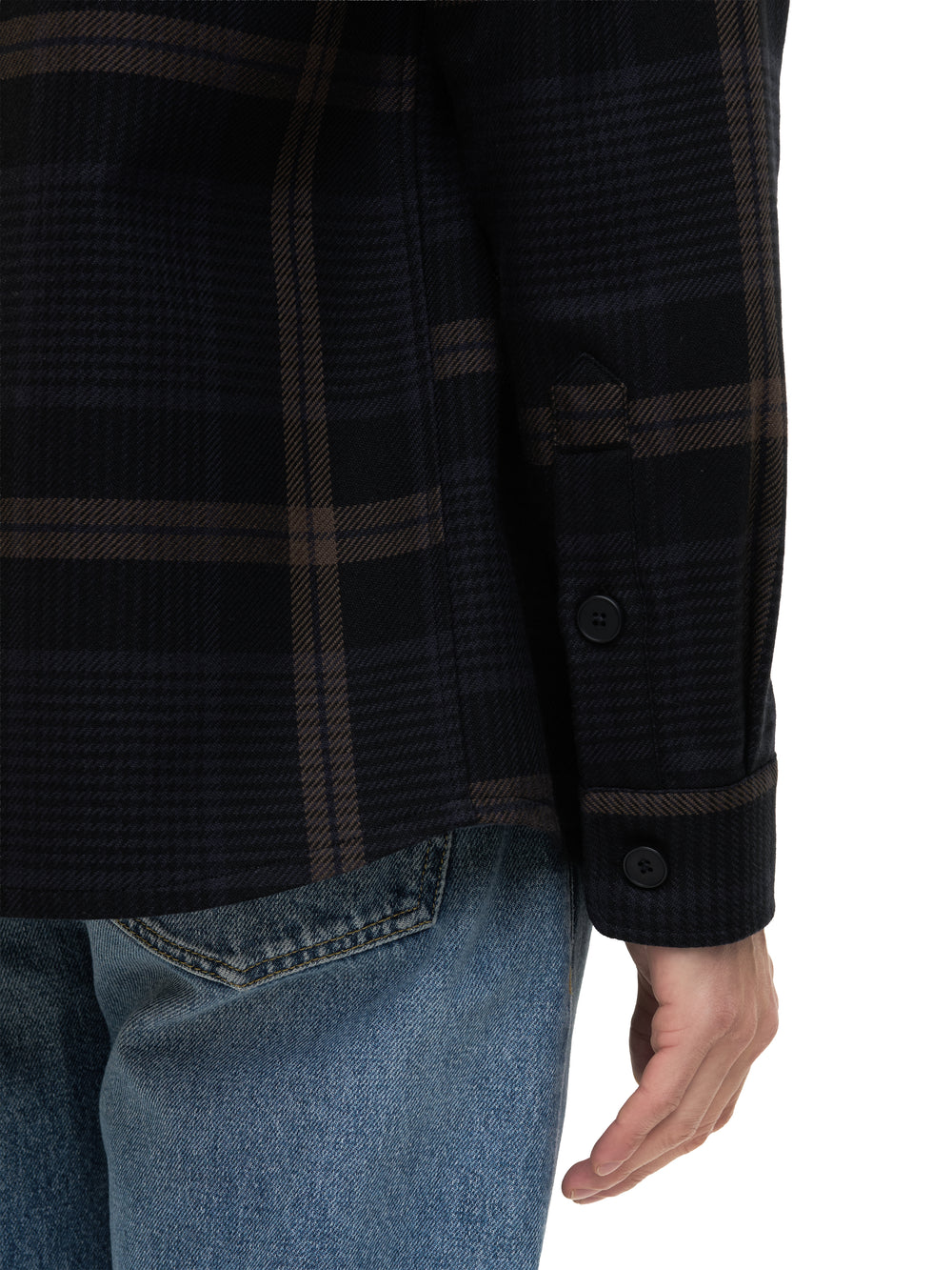 Ohio Brushed Check SH01044-NVY