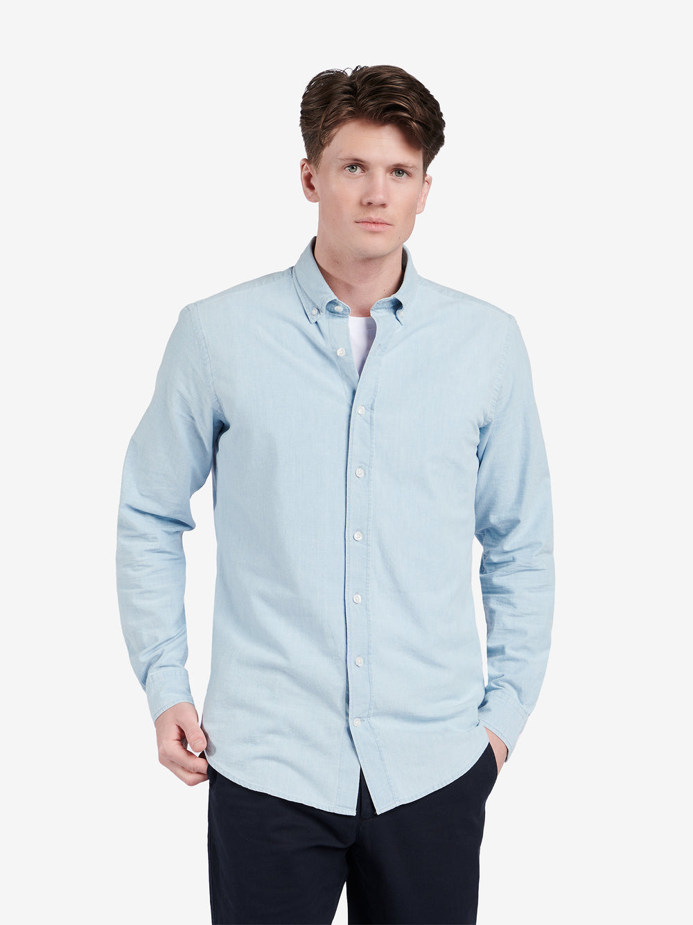 Felix Chambray Denim Cotton SH20220-LIN