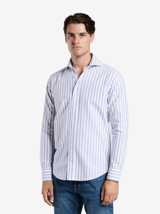 Specialist Brushed Striped Oxford SH20233-NVY