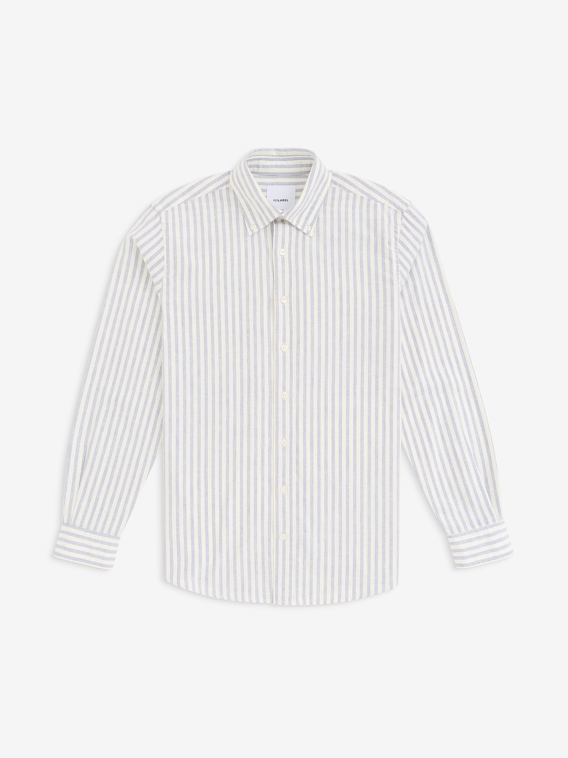 Maytown Brushed Striped Cotton-Linen SH20236-NVY