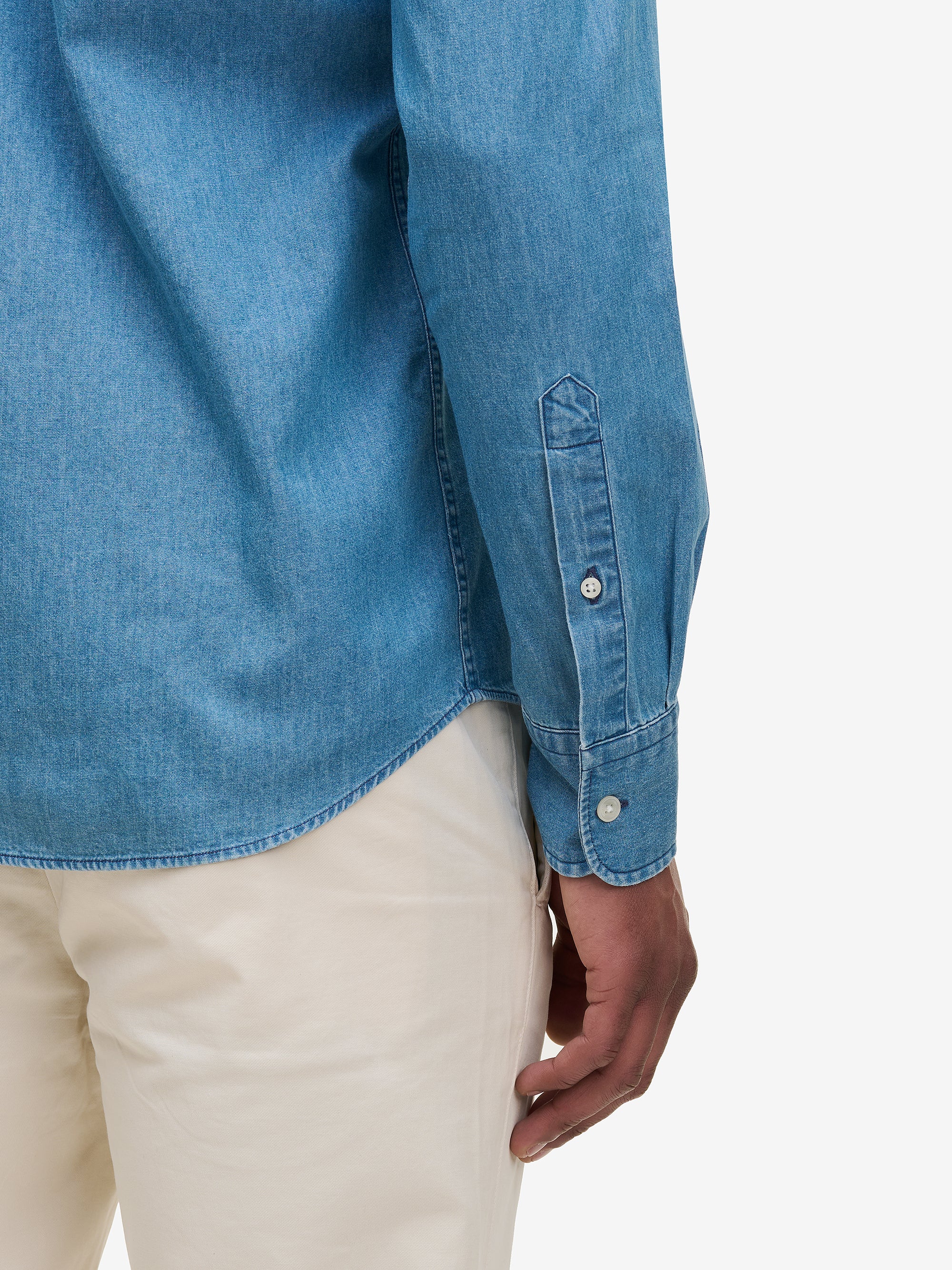 Specialist Indigo Denim Slim Fit Shirt | No Label