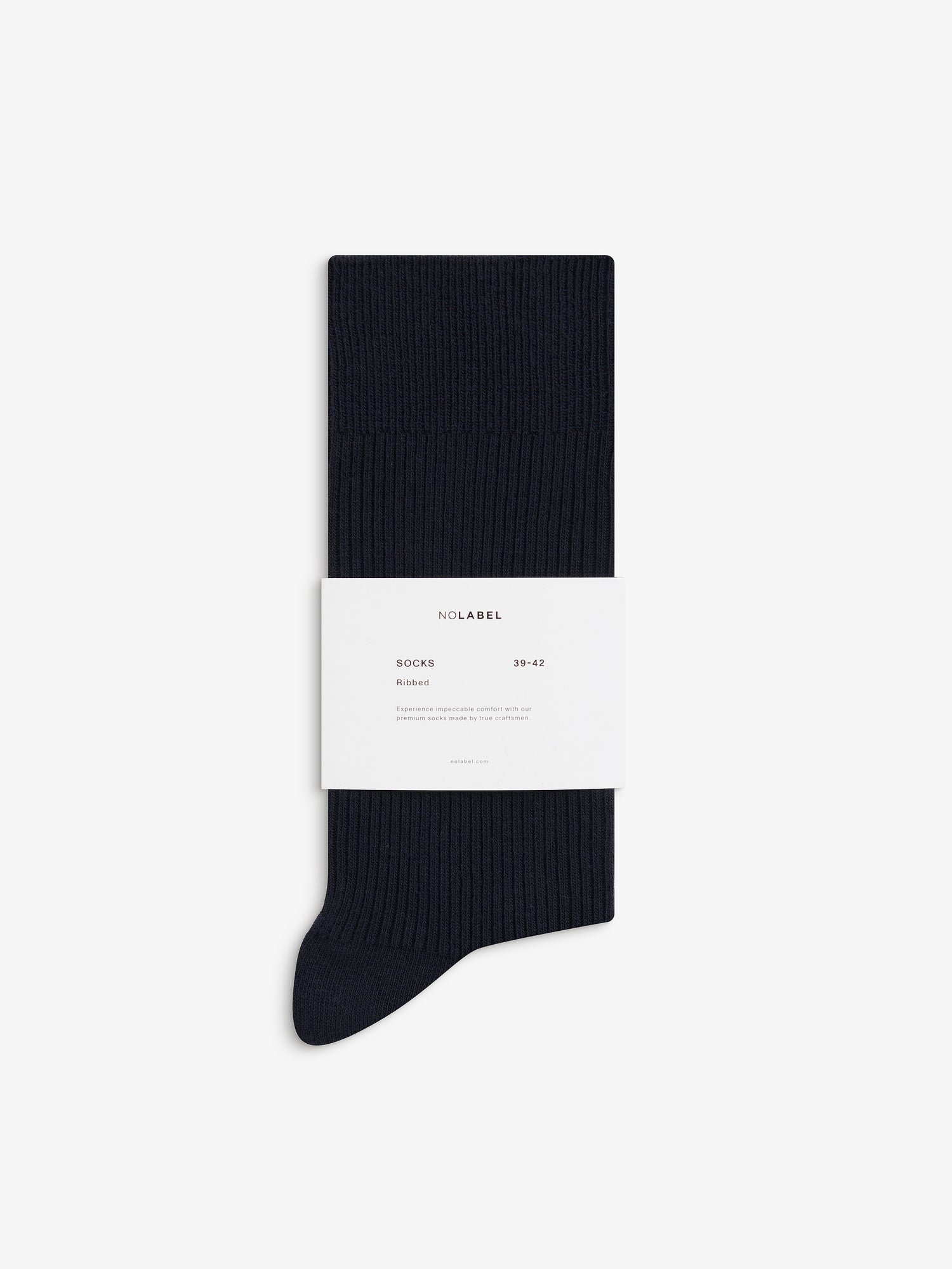 Ribbed Socks Cotton Blend SO00012-NVY