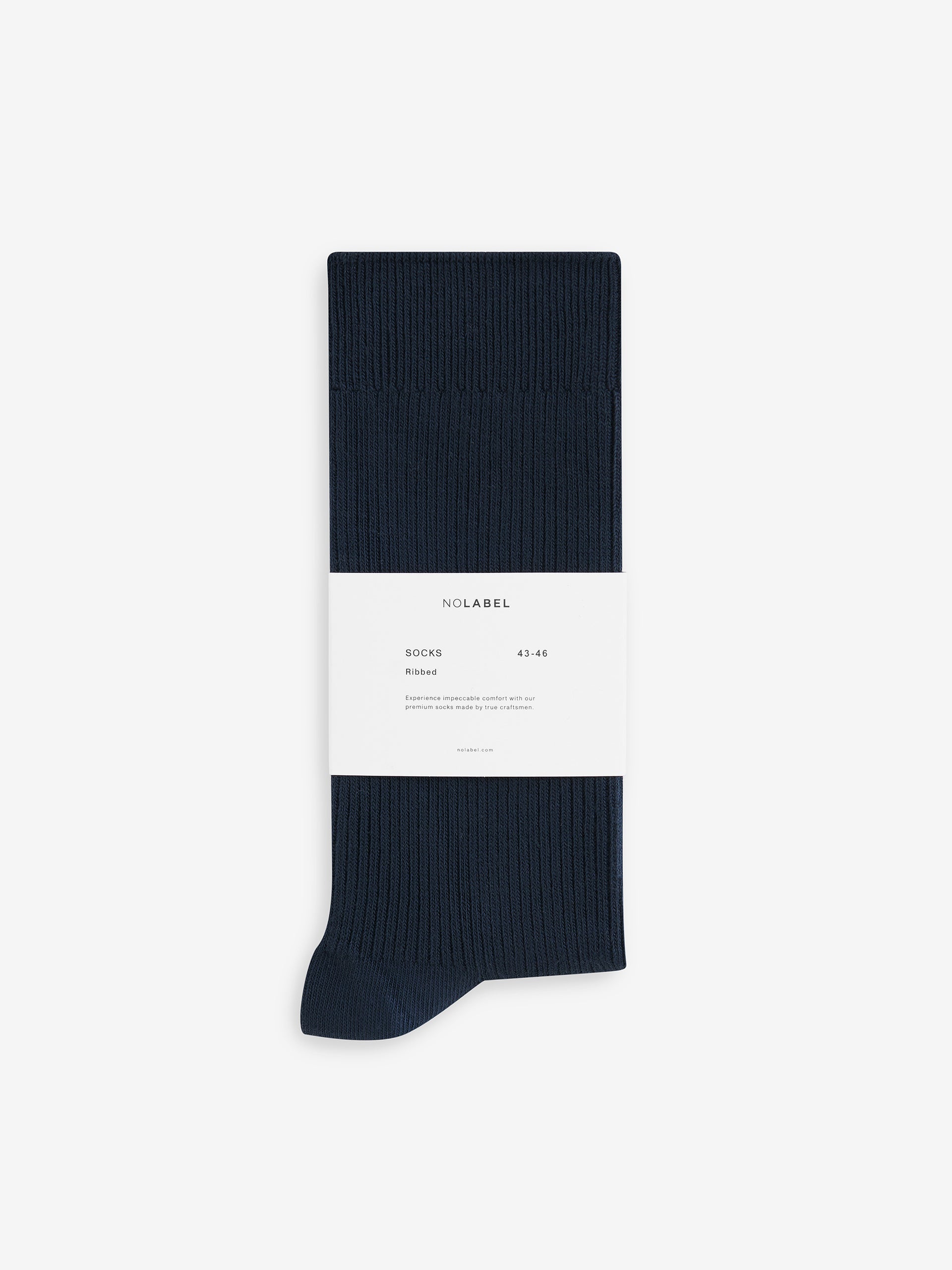 Ribbed Socks Cotton Blend SO20012-NVY