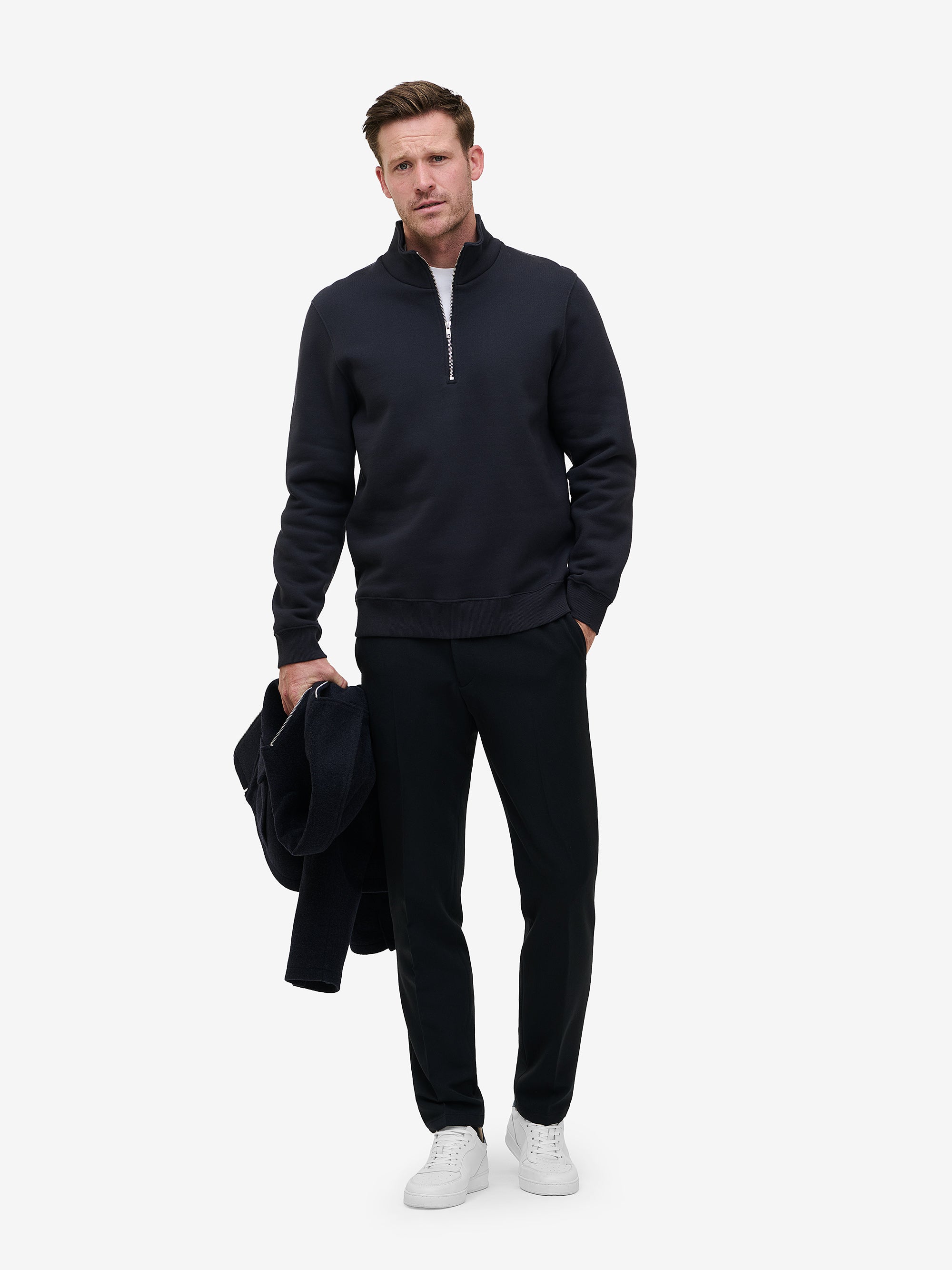 Columbia Navy Regular Fit Sweat | No Label