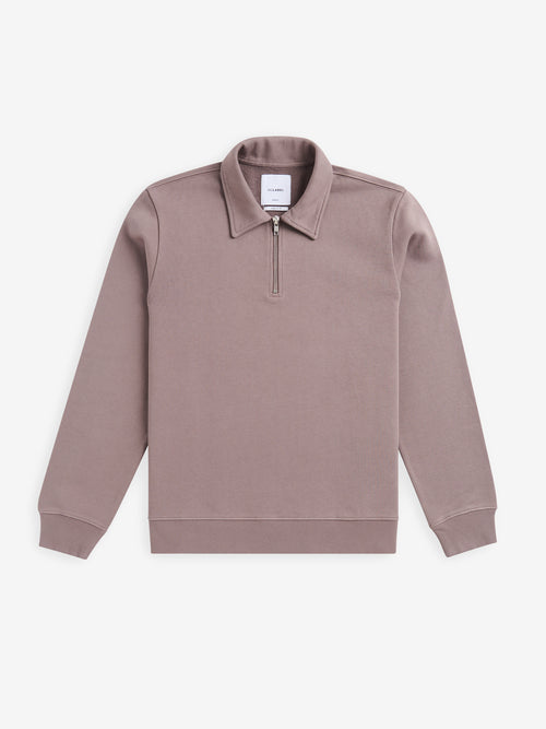 Cornell Quarter-Zip Polo Collar Sweatshirt